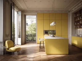 Designing a Unique Space With DIY Yellow Kitchen Cabinets